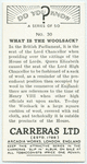 Do you know what is the Woolsack?