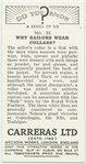 Do you know why sailors wear collars?