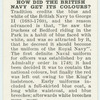 Do you know how did the British Navy get its colours?