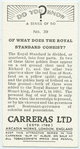 Do you know of what does the Royal Standard consist?