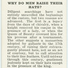 Do you know why do men raise their hats?