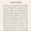 Chow chow.