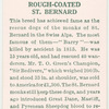 Rough-coated St. Bernard.