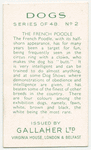 The French Poodle.