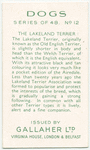 The Lakeland Terrier.