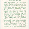 The Pekingese.