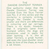 The Dandie Dinmont Terrier.