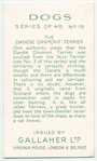 The Dandie Dinmont Terrier.
