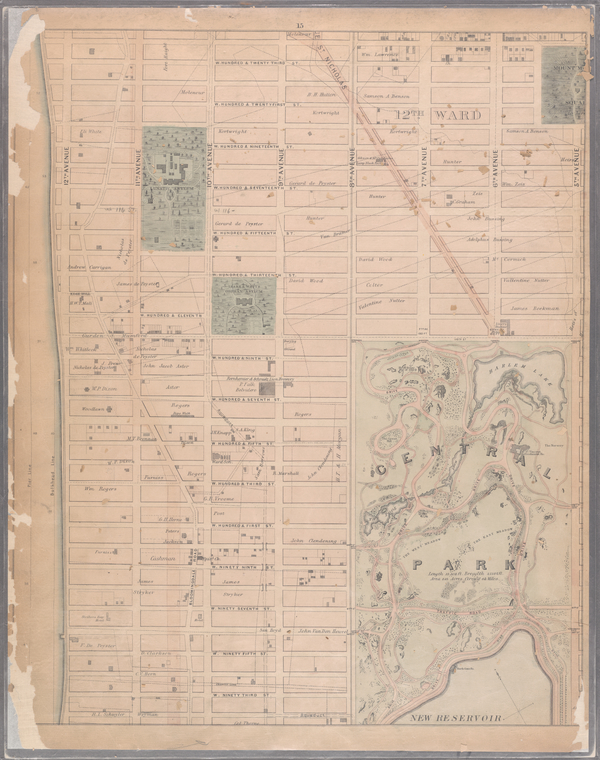 Bounded by [W. Hundred & Twenty Fourth Street], 6th Avenue, W. Hundred ...