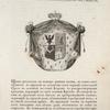 Gerb roda kniazei Dolgorukikh. Coat of arms of the family of princes Dolgorukys.