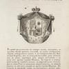 Gerb roda kniazei Gagarinykh. Coat of arms of the family of princes Gagarins.