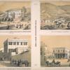 Gostinitsa "Bel'biu" v Vil'dbade; Villa Avigdor v Nitstse; Vid goroda Vil'dbada; Tselitel'nyi istochnik "Fontan Petra Velikago" v Spa (v Bel'gii).