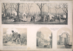Kazachii bivuak na Eliseiskikh Poliakh v Parizhe, 1814g.
