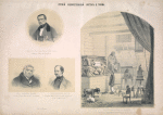 Masterskaia barona P. K. Klodta; I. A. Krylov; P.A. Fedotov.