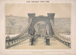 Torzhestvennoe osviashchenie postoiannago tsepnago mosta v Kieve.