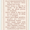 Skye Terrier - don'ts.