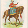 Drum horse of the 4th, Royal Irish Dragoon Guards.