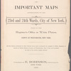 Certified copies of important maps appertaining to the 23rd and 24th wards, City of New York, filed in the Register's office at White Plains, County of Westchester, New York ...