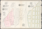 Plate 19: Map No. 551 [Bounded by Road to West Farms, Fordham Ave., Fitch St.,(Mill Brook) River St.] - Map No. 377: [Bounded by Fletcher St., Fordham Ave., Quarry Rd. and Railroad Ave.] - Map No. 180 [Bounded by Quarry Rd., John Ryer's Land and Harlem Railroad.] - Vol. 1 of Maps, Page 52: [Bounded by (Road to)West Farms to Upper Morrisania, Central Ave. and Pine Ave.]