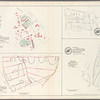 Plate 34: Map No. 154 [Bounded by Division St., Post Rd., Bronx River, West Farms Road and Cross St.]- Liber 'S' of Deeds, Page 51: [Bounded by Road from Kingsbridge, Coles Road, Samuel St. and Intended Road.] - Map No. 635. - Map No. 279: [Bounded by 8th St., Franklin Ave., Clinton Ave. Georgi Pl., Oak Ave., Morse Ave., and Jefferson St.]
