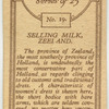 Selling milk, Zeeland.