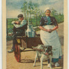 Carting the milk to the village, Bunschotten.