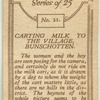 Carting the milk to the village, Bunschotten.