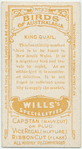 King Quail.