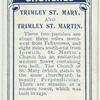 Trimley St. Mary and Trimley St. Martin.