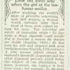 Look the other way when the girl at the tea-house smiles.