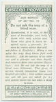 Do not ask the way of a blind man.
