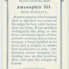 King Amenophis.
