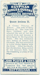 Queen Arsinoe II.