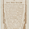 Royal Horse Artillery.