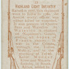 Highland Light Infantry.