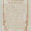 The Black Watch (Royal Highlanders).
