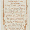 33rd Queen's Own Light Infantry.