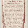 26th (Prince of Wales Own) Light Cavalry.