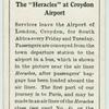 The "Heracles" at Croydon Airport.