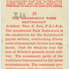 The amusement park restaurant.