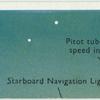 Pitot tube for air speed indicator. Starboard navigation light.
