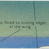 Wing flaps.