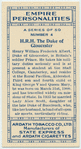 H.R.H. The Duke of Gloucester.