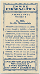 Rt. Hon. Neville Chamberlain.
