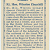 Rt. Hon. Winston Churchill.