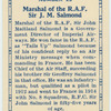 Marshal of the R.A.F. Sir J.M. Salmond.