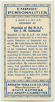 Marshal of the R.A.F. Sir J.M. Salmond.