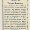 Viscount Craigavon.
