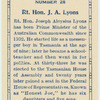 Rt. Hon. J.A. Lyons.