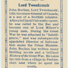 Lord Tweedsmuir.